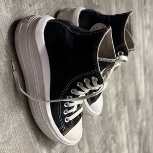 Converse Black and White High-Top Sneakers